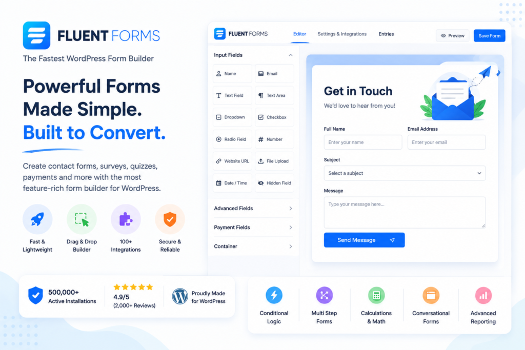 Fluent Forms - Lead generation plugin