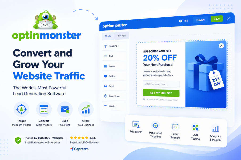 Optinmonster - LeadGeneration Plugin