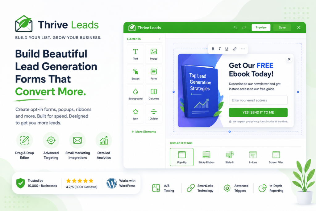 ThriveLeads - LeadGeneration Plugin