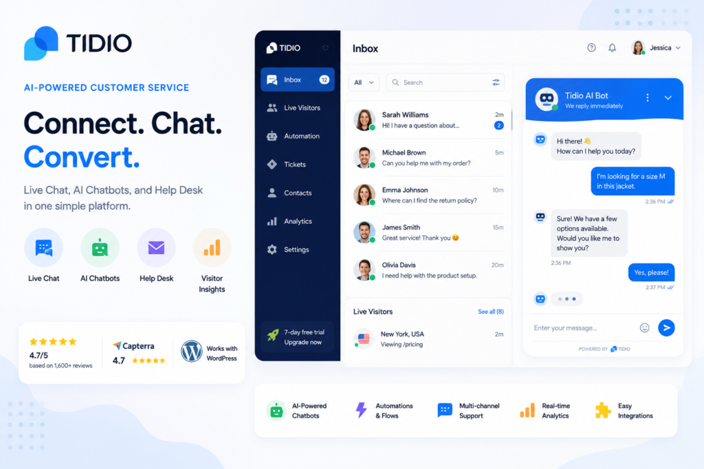 Tidio - LeadGeneration Plugin