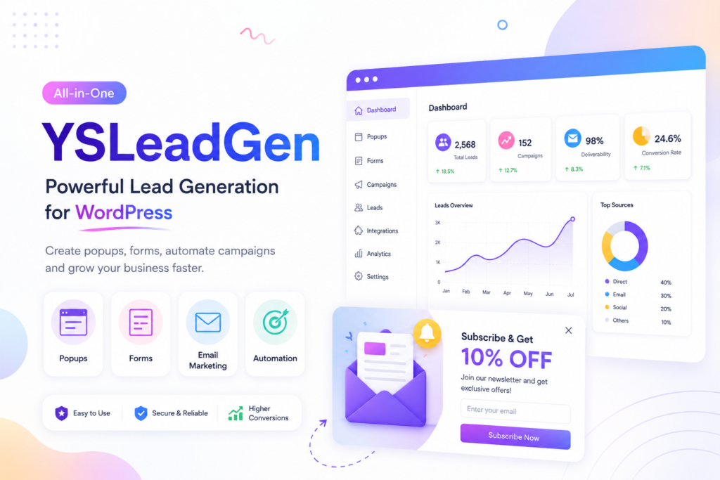 YS LeadGen Lead Generation Plugin