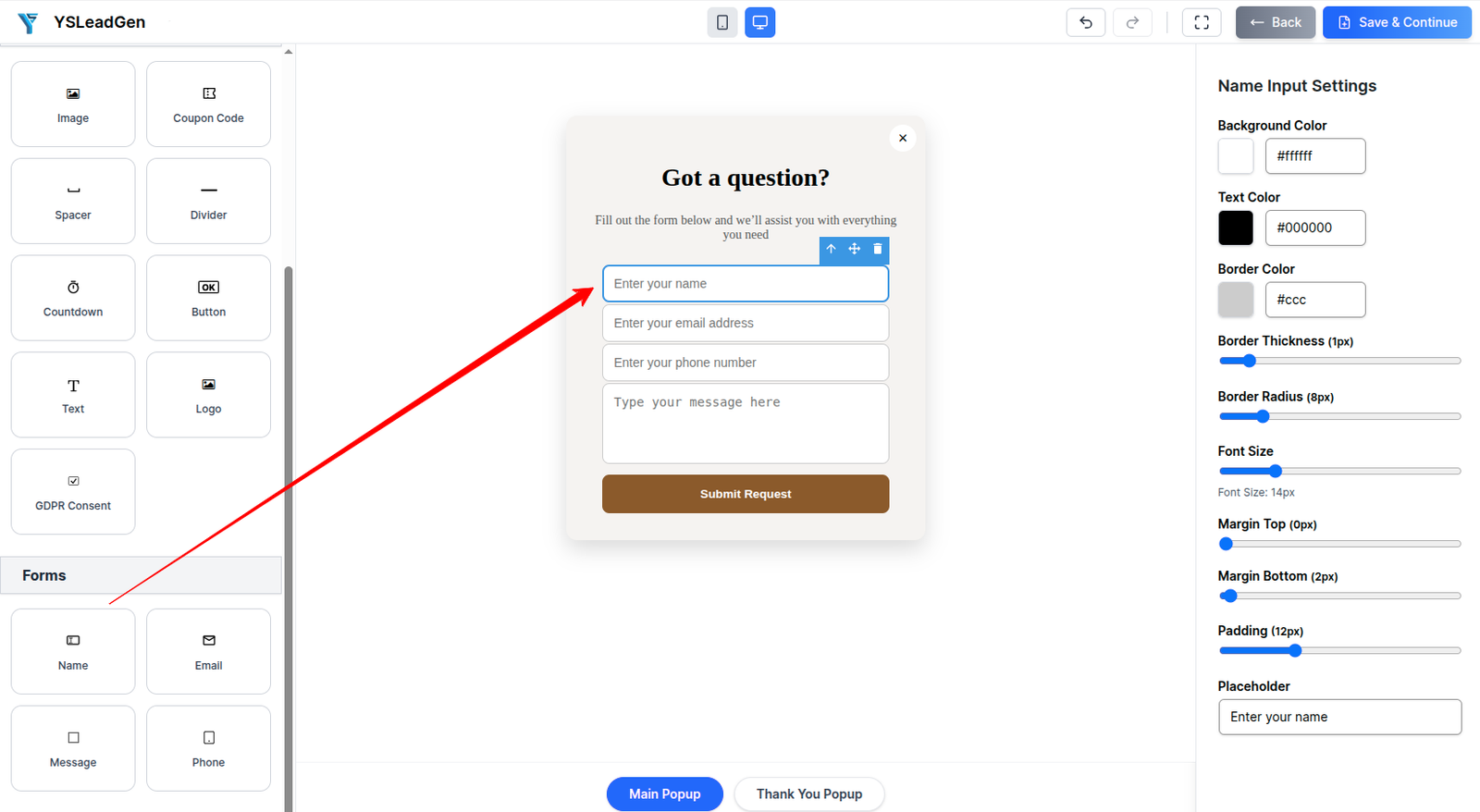 Add Your Lead Capture Form