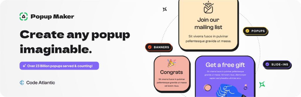 Popup maker