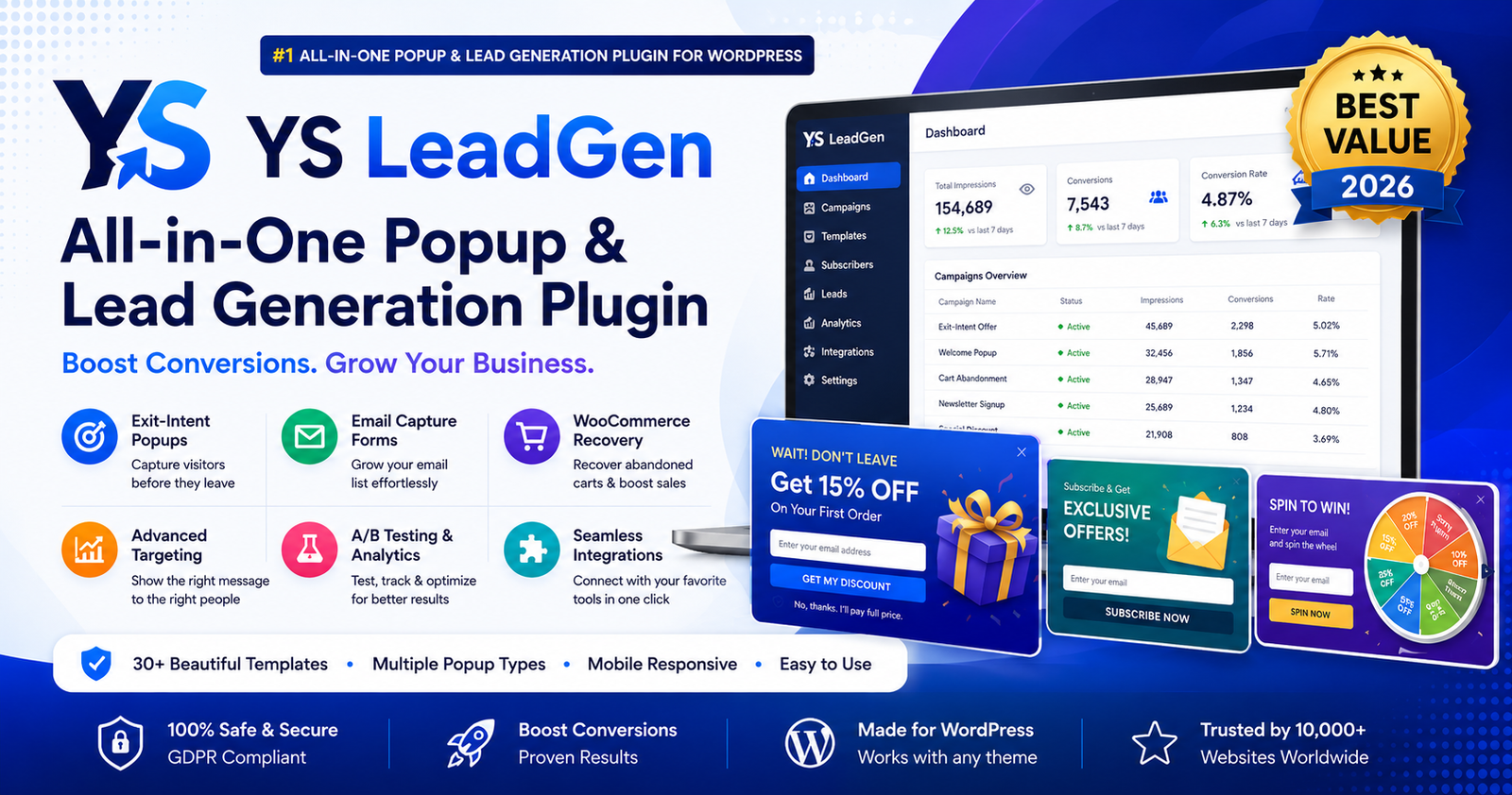 WordPress Popup Plugin