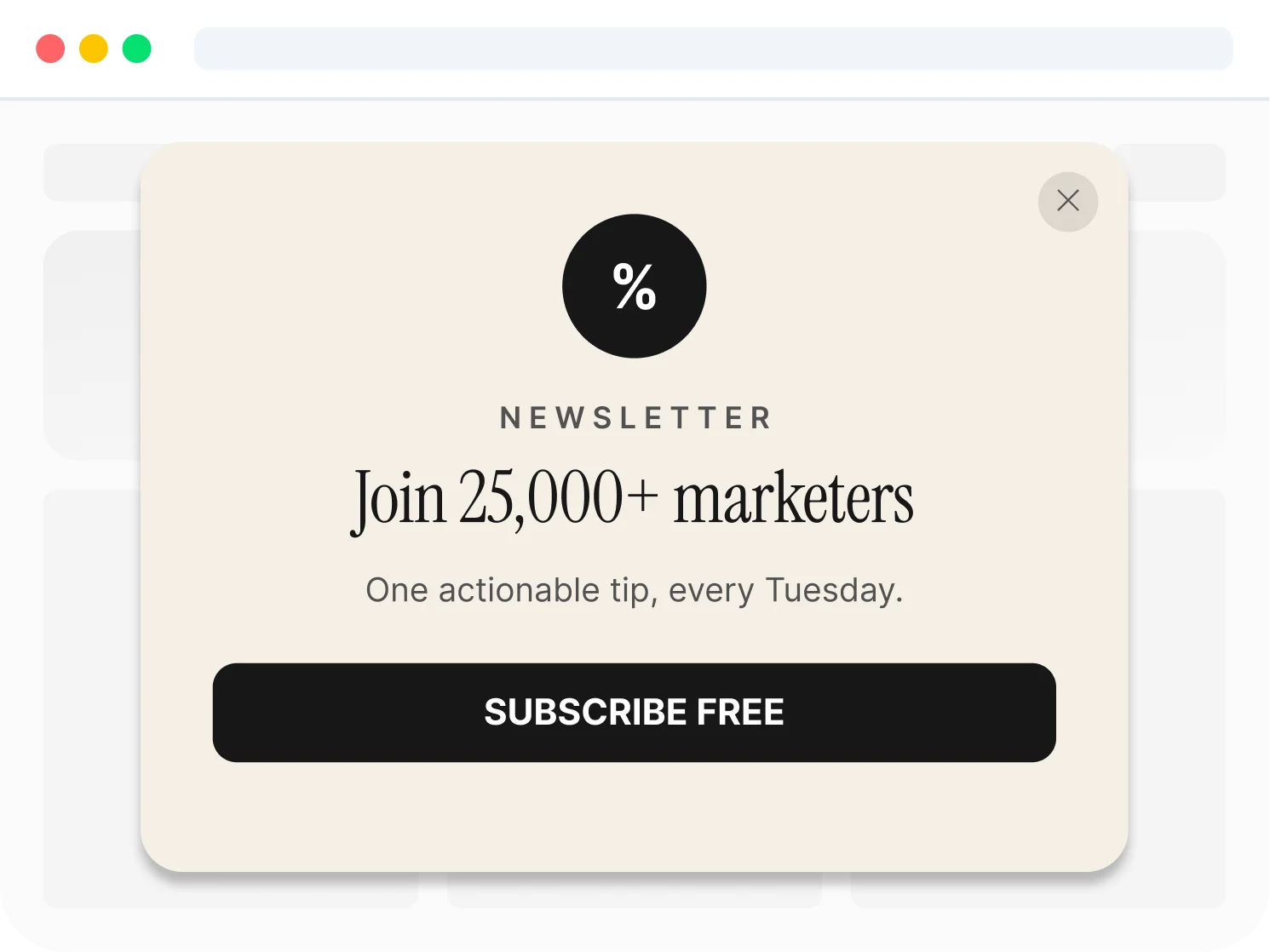 Newsletter Signup
