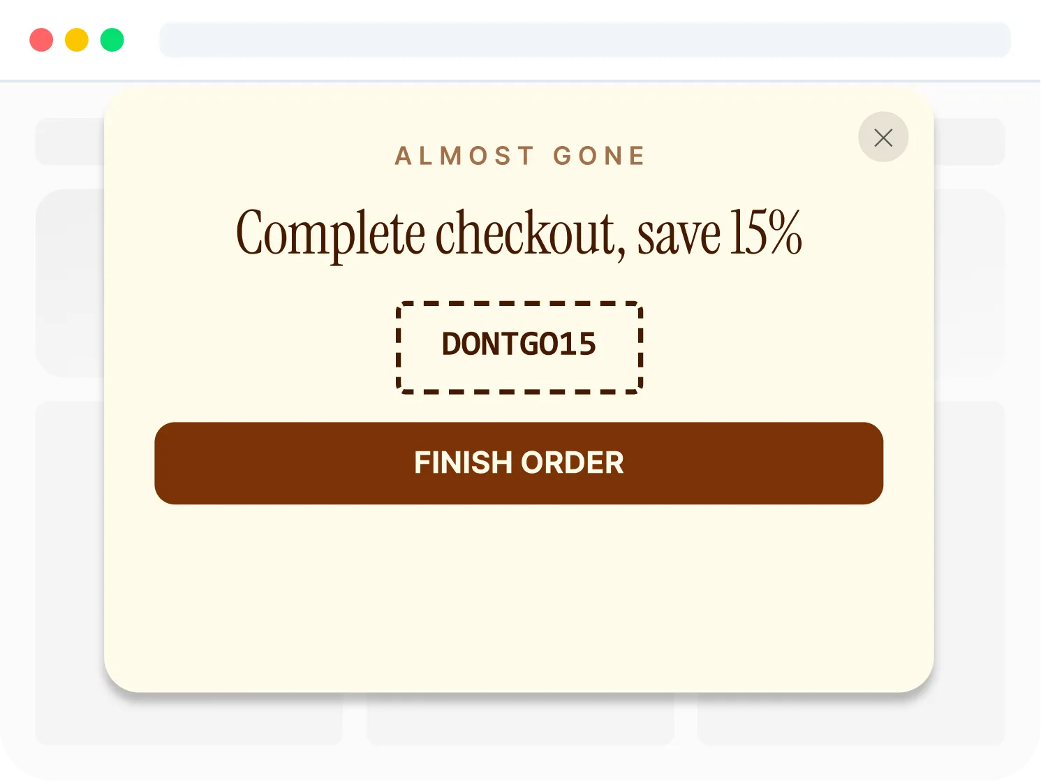 Discount Reminder